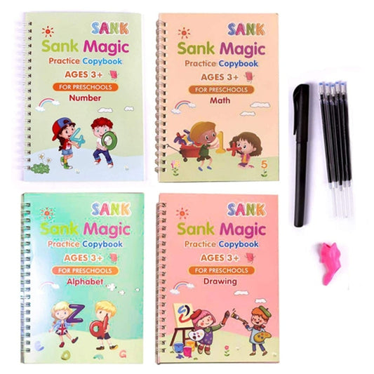 The Ultimate Magic Practice Copybook: Reusable Writing Set for Kids