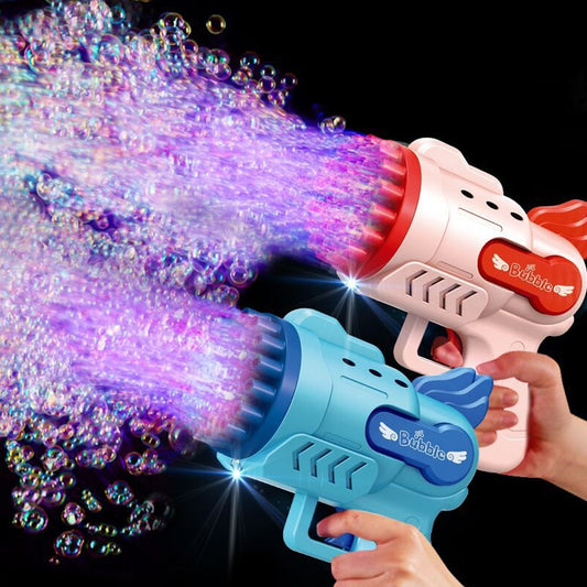 Electric Outdoor Bubble Gun with LED Lights
